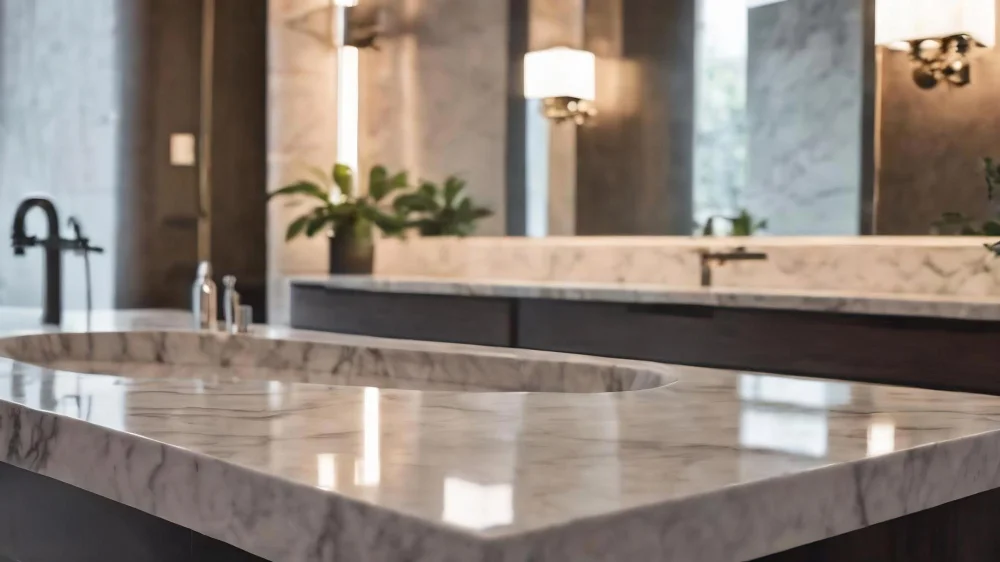 Czy kamienne blaty łazienkowe są odporne na wilgoć?